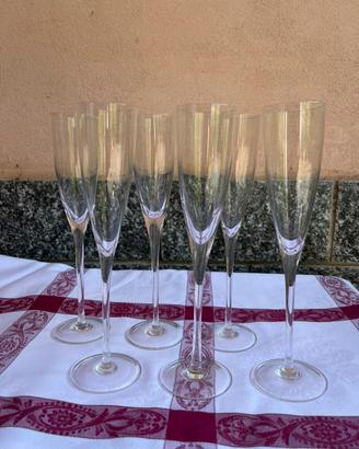 Set bicchieri flûte cristallo - champagne