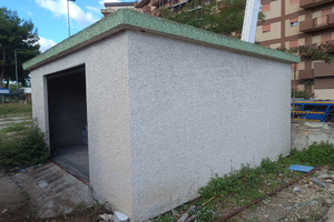 Box prefabbricato 25 mq con saracinesca