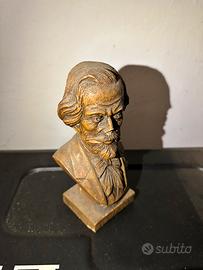 Statuetta di G. Verdi in resina effetto bronzo