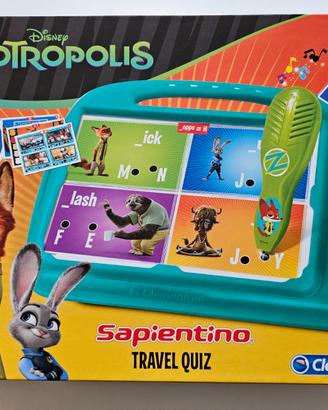 Clementoni gioco educ travel quiz Zootropolis 4 A