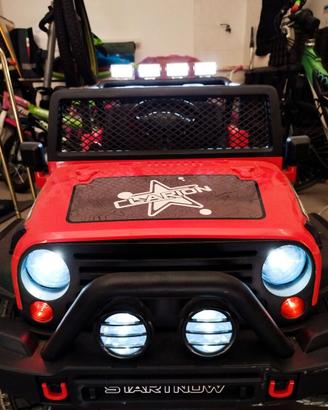 Auto elettrica jeep per bambini
