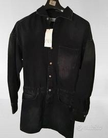 vestito in jeans grigio scuro zara 