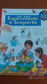 Libro bambini "Aria e acqua esperimenti e scoperte