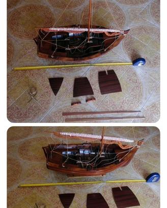 Barca a remi artigianale 