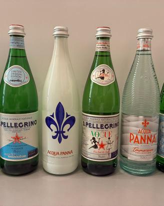 6 Bottiglie acqua San Pellegrino Limited Edition