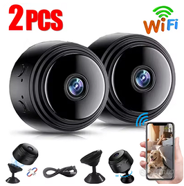(2 PEZZI) Mini Telecamera A9 WiFi wireless remoto