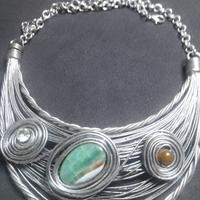 Collana girocollo rigida in acciaio 