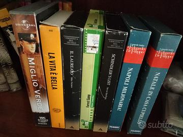 7VHS di film e spettacoli teatrali mitici