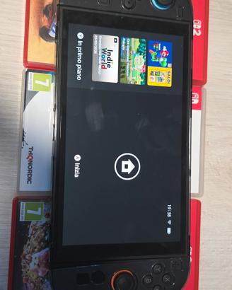 nintendo switch 2 con 3 giochi e accessori vari