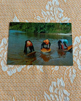Cartolina vintage dulang washer