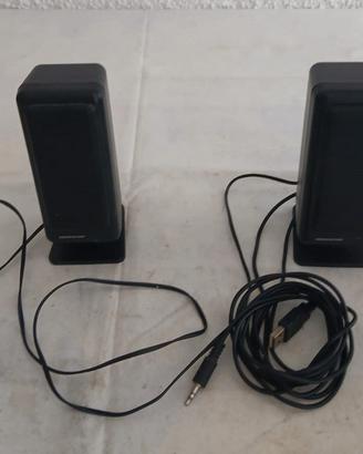 Casse PC MEDIACOM USB + Jack 3.5mm - Altoparlanti 