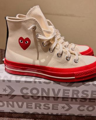 Converse Chuck 70 CGD HI Pristine red egret n.36,5