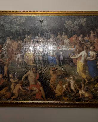 Puzzle incorniciato "Le nozze di Teti e Peleo"