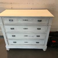 cassettiera shabby chic