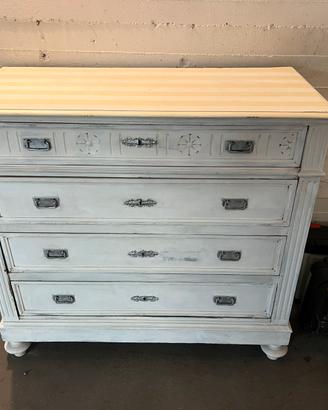 cassettiera shabby chic