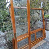 balcone con telaio 