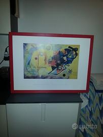 QuadroStampaConCorniceDiKandinskyDell'Opera"Giallo