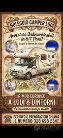 Noleggio Camper 7 posti letto 