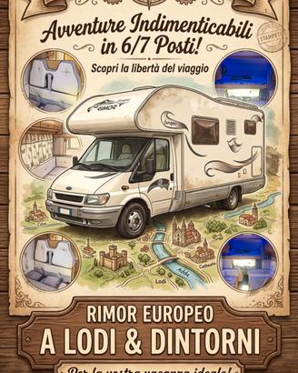 Noleggio Camper 7 posti letto 