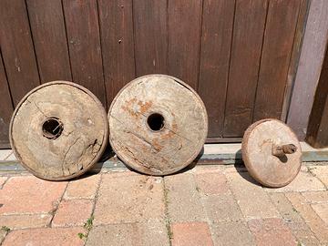 Ruote antiche in legno medioevo civiltà contadina