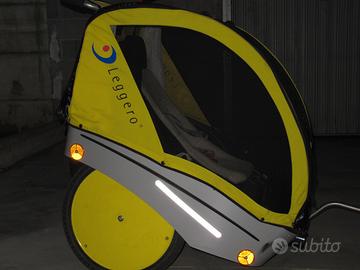 rimorchio per bici