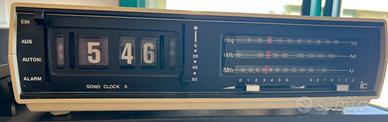 Radiosveglia Grundig sono clock 5 anni 70