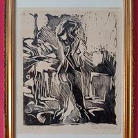 Prova d'autore arte firm. Maria Di Palma 74 Puglia