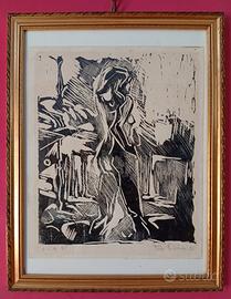 Prova d'autore arte firm. Maria Di Palma 74 Puglia