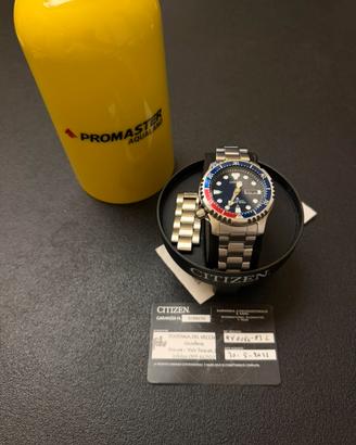 Citizen Promaster Automatico Pepsi NY0086 Full Set