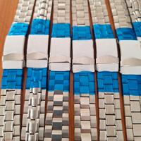 8 cinturini acciaio orologi