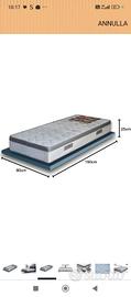 materasso singolo DREAMFLEX in Memory 