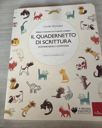 Quadernetto di scrittura