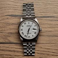 Rolex Datejust 36mm 16234 White Roman Dial