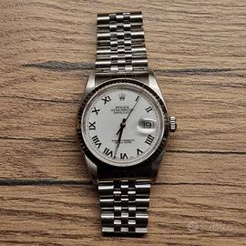 Rolex Datejust 36mm 16234 White Roman Dial