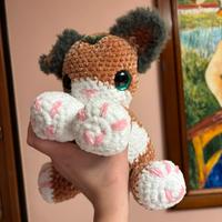 Gattino Kitty Forest Crochet Chenille Plush