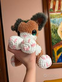 Gattino Kitty Forest Crochet Chenille Plush