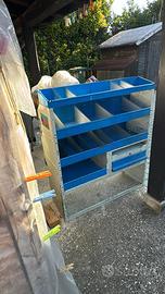 Scaffalatura per furgone