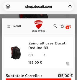 Zaino DUCATI originale