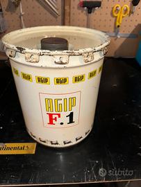 Latta olio vintage Agip F1