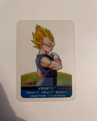 Dragon Ball Z Lamincard Vegeta Super Saiyan n.59