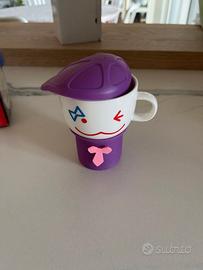 Tazza Kasanova con coperchio viola