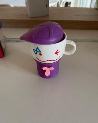 Tazza Kasanova con coperchio viola