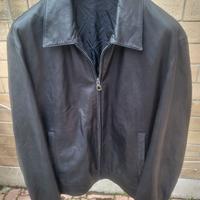 giacca pelle Salvatore Ferragamo uomo