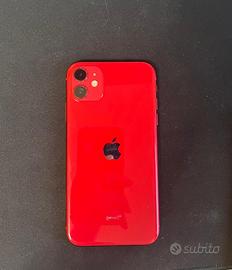 iPhone  11 rosso