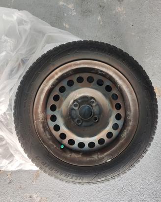 2 cerchi in ferro 15" Honda Jazz dal 2008 al 2015