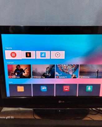 TV LCD LG + android Box