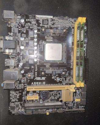 ASUS A58M-E + AMD A10-5800K + 8GB RAM DDR3 Kingsto