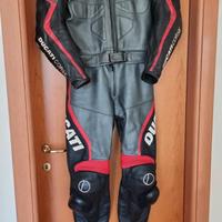 Tuta da moto in pelle Ducati collection