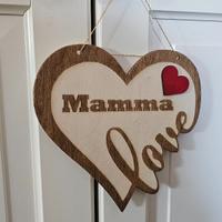 Cuore grande FESTA DELLA MAMMA personalizzabile