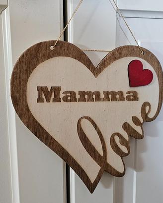 Cuore grande FESTA DELLA MAMMA personalizzabile